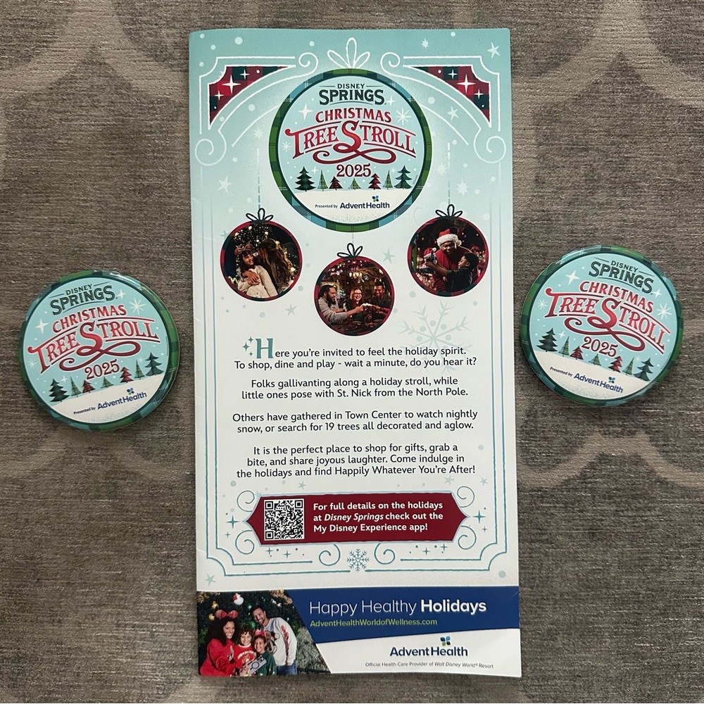 Disney Springs Christmas Tree Stroll 2025